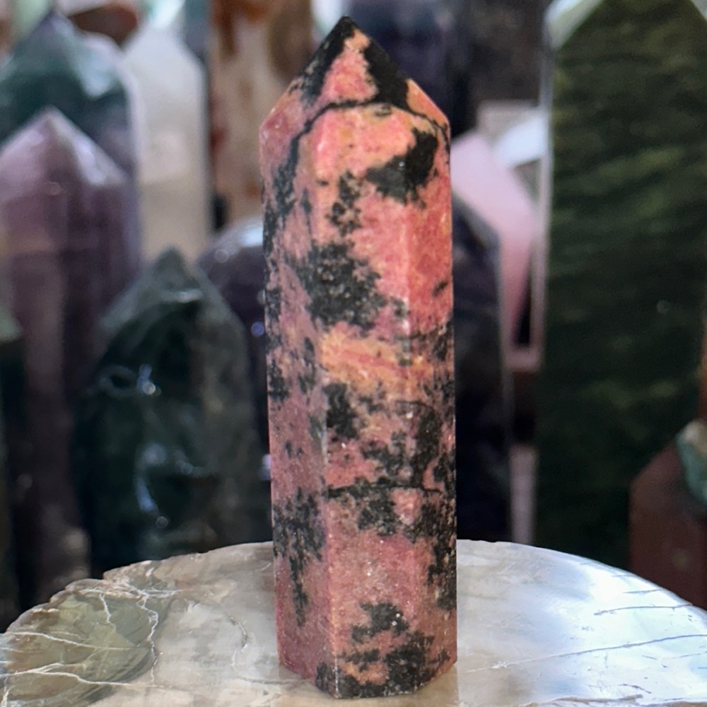 🔥SALE🔥 Rhodonite Crystal Point!